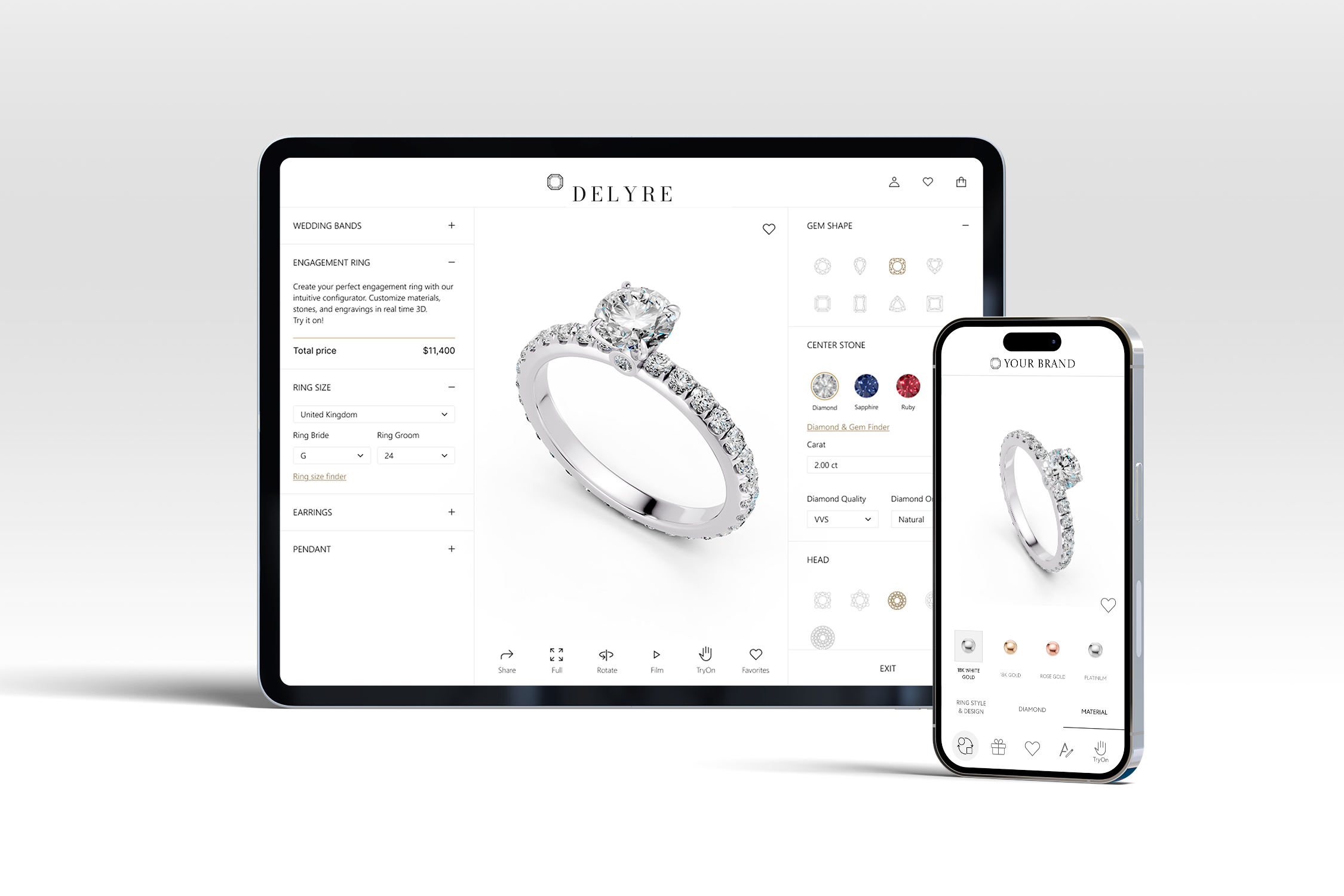 DELYRE configurator